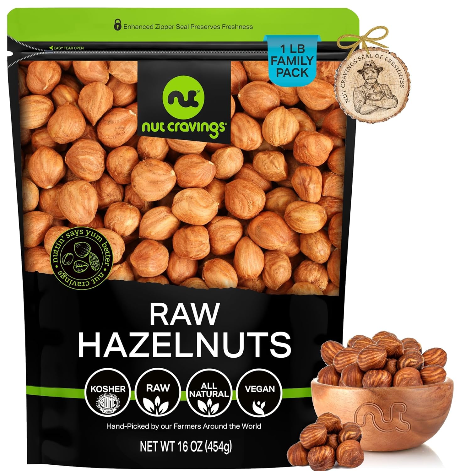 Raw Hazelnuts