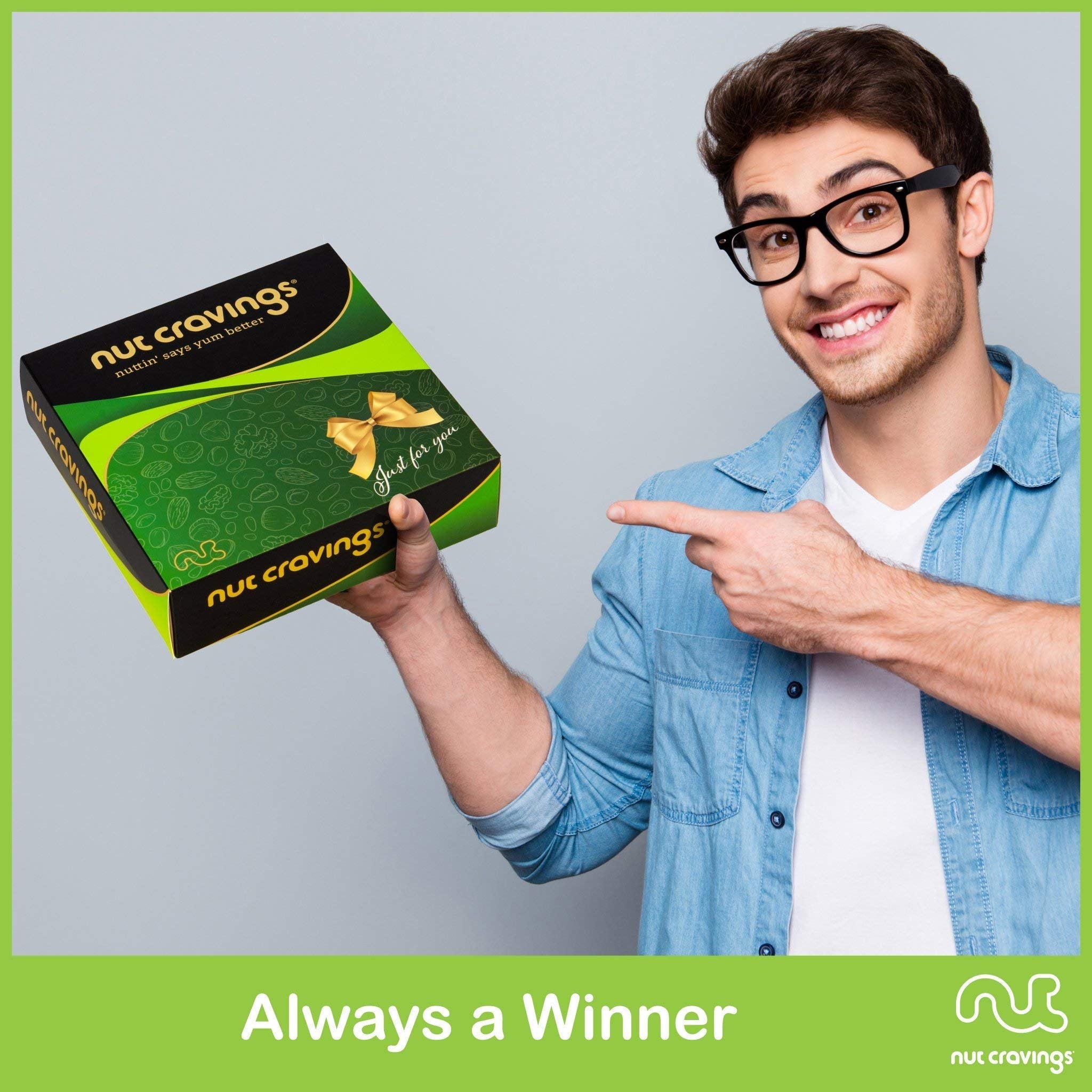 Green Box Nut Sectional Tray Medium NCG100038