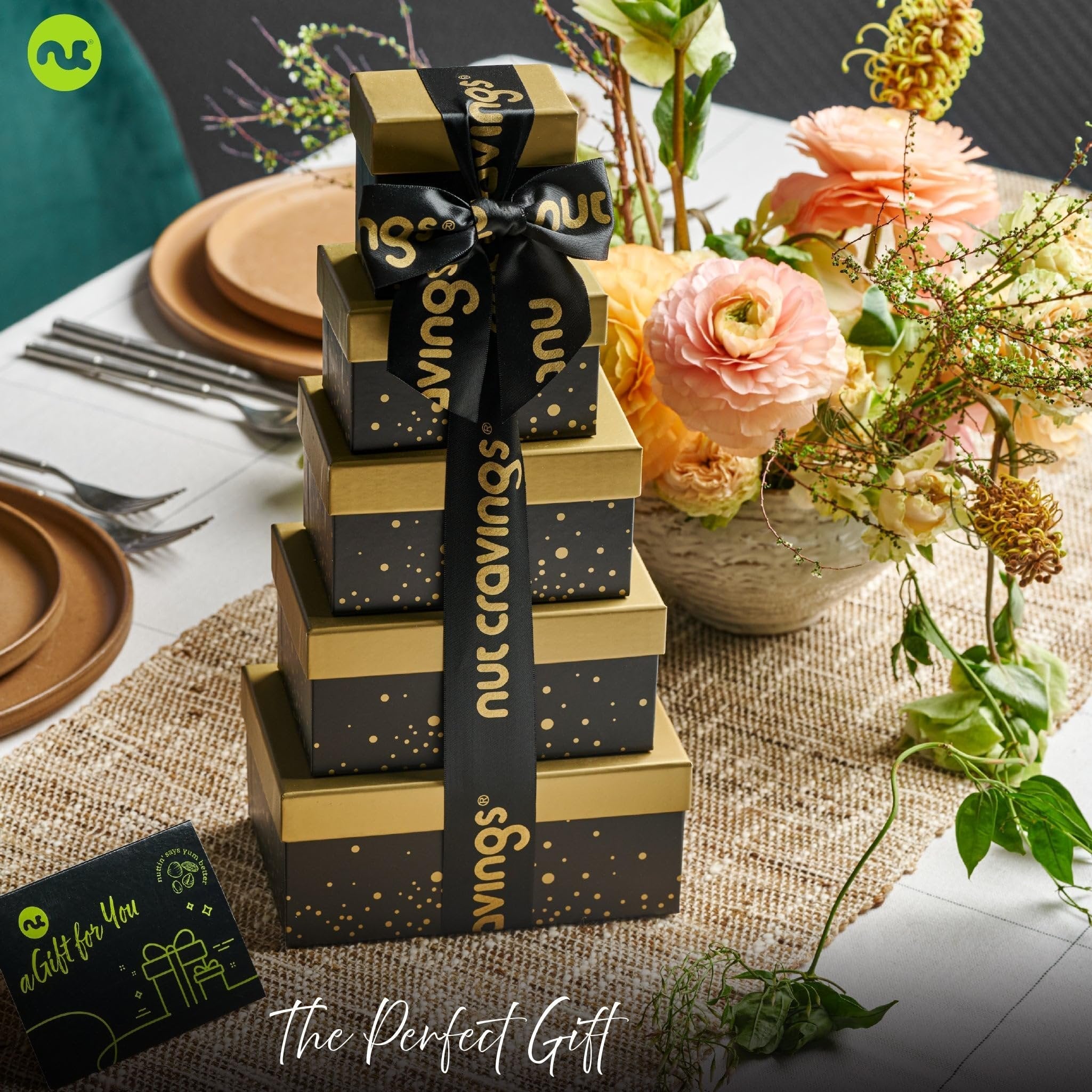 Black & Gold 5 Tier Sweets Tower NCG100070