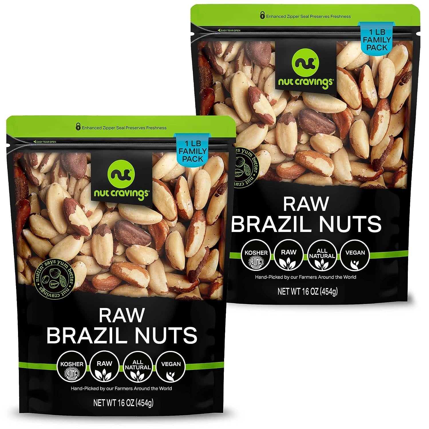 Raw Brazil Nuts (16oz - 2 Pack)