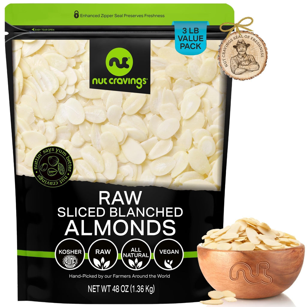 Raw Sliced Blanched Almonds