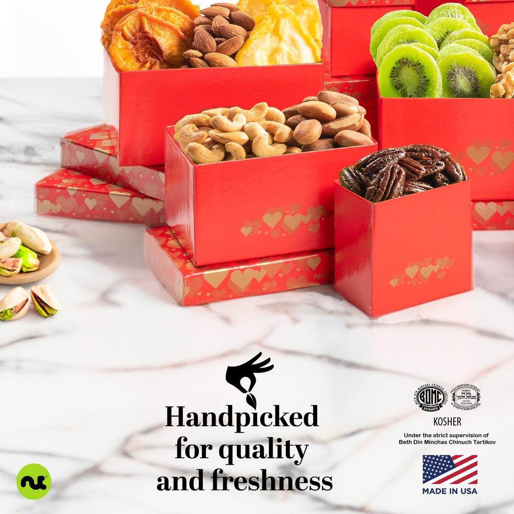 Red Heart Holiday Fruit & Nut Gift Tower NCG100027