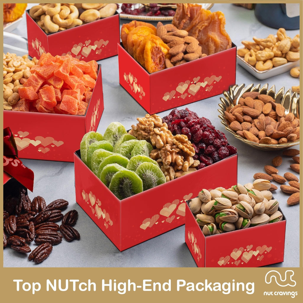 Red Heart Holiday Fruit & Nut Gift Tower NCG100027