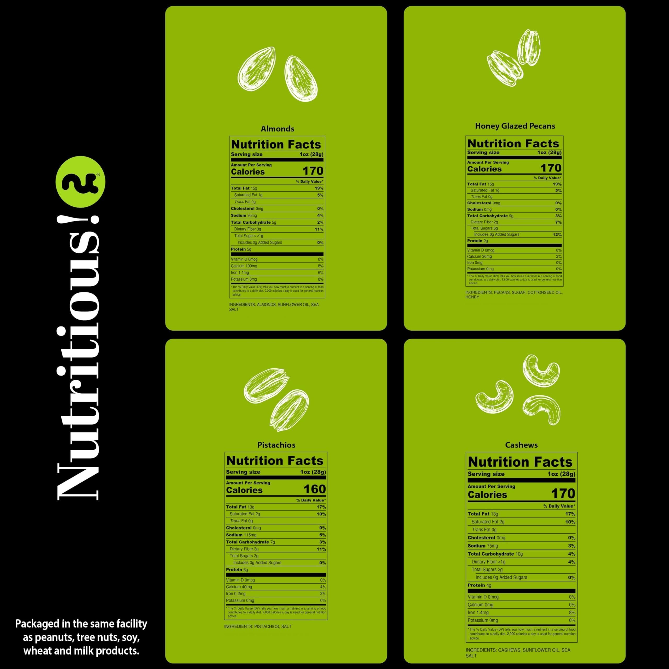 Red Box Nut Sectional Gift Tray Large NCG100001