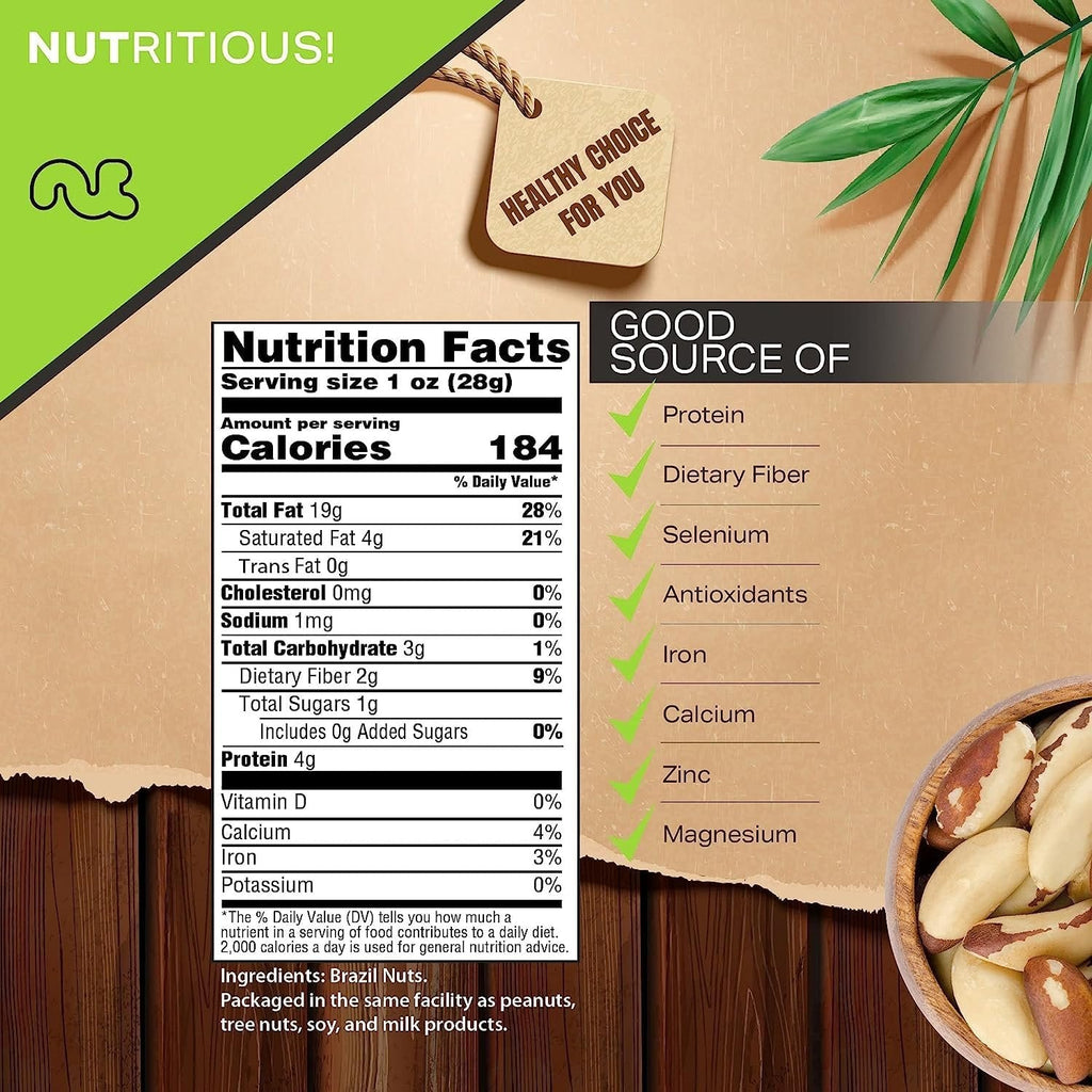 Raw Brazil Nuts (16oz - 2 Pack)