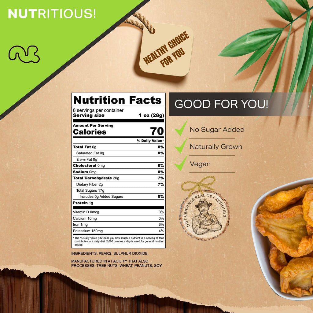 Dried Pears (8 oz)