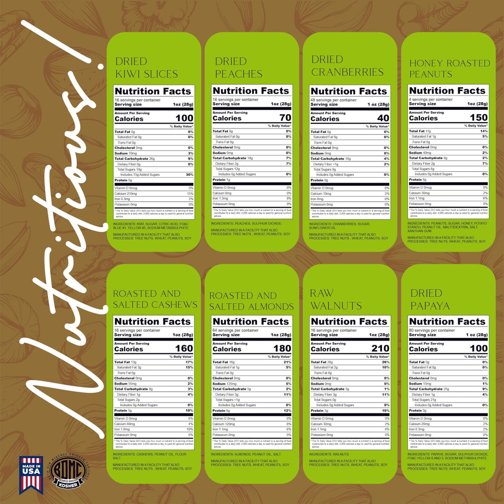 Black Ribbon Nut & Fruit 5 Tier Tower NCG100069