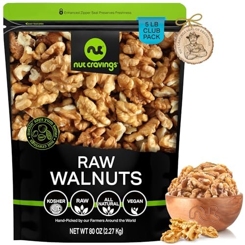 Raw Walnuts Halves & Pieces