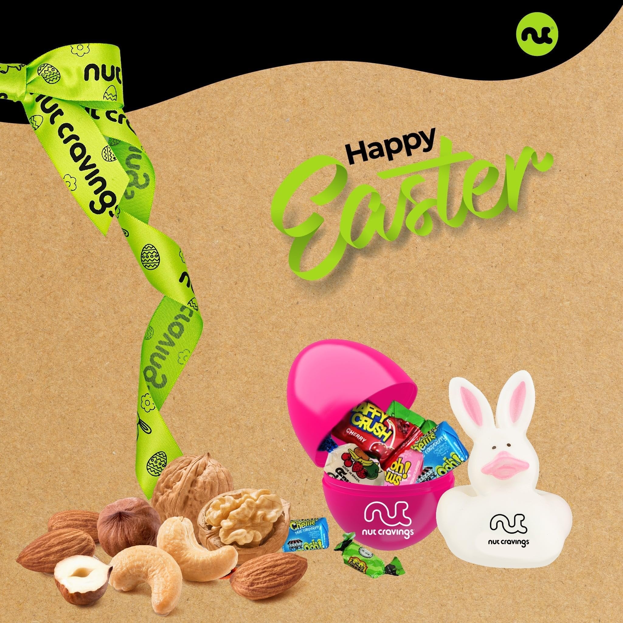 Easter Mixed Nuts & Candies Gift Basket