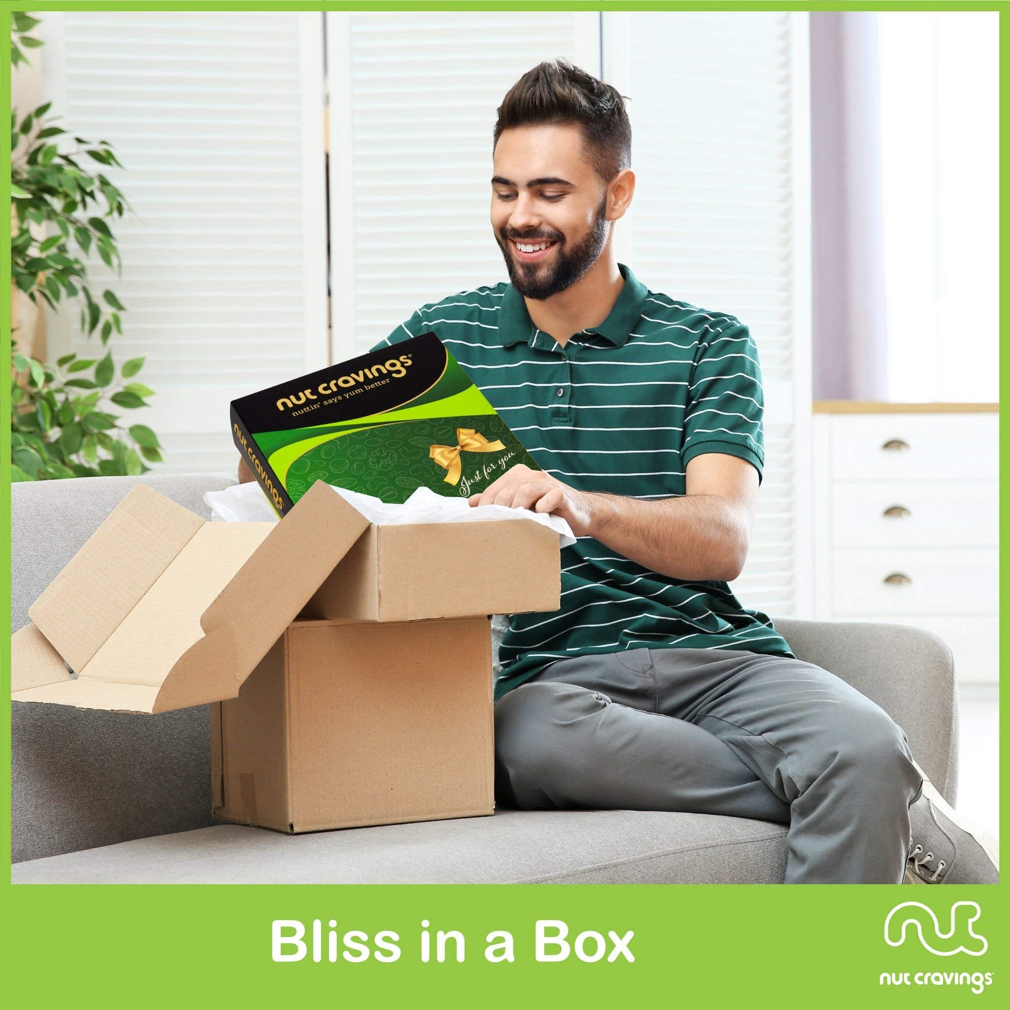 Green Box Nut Sectional Tray Medium NCG100038