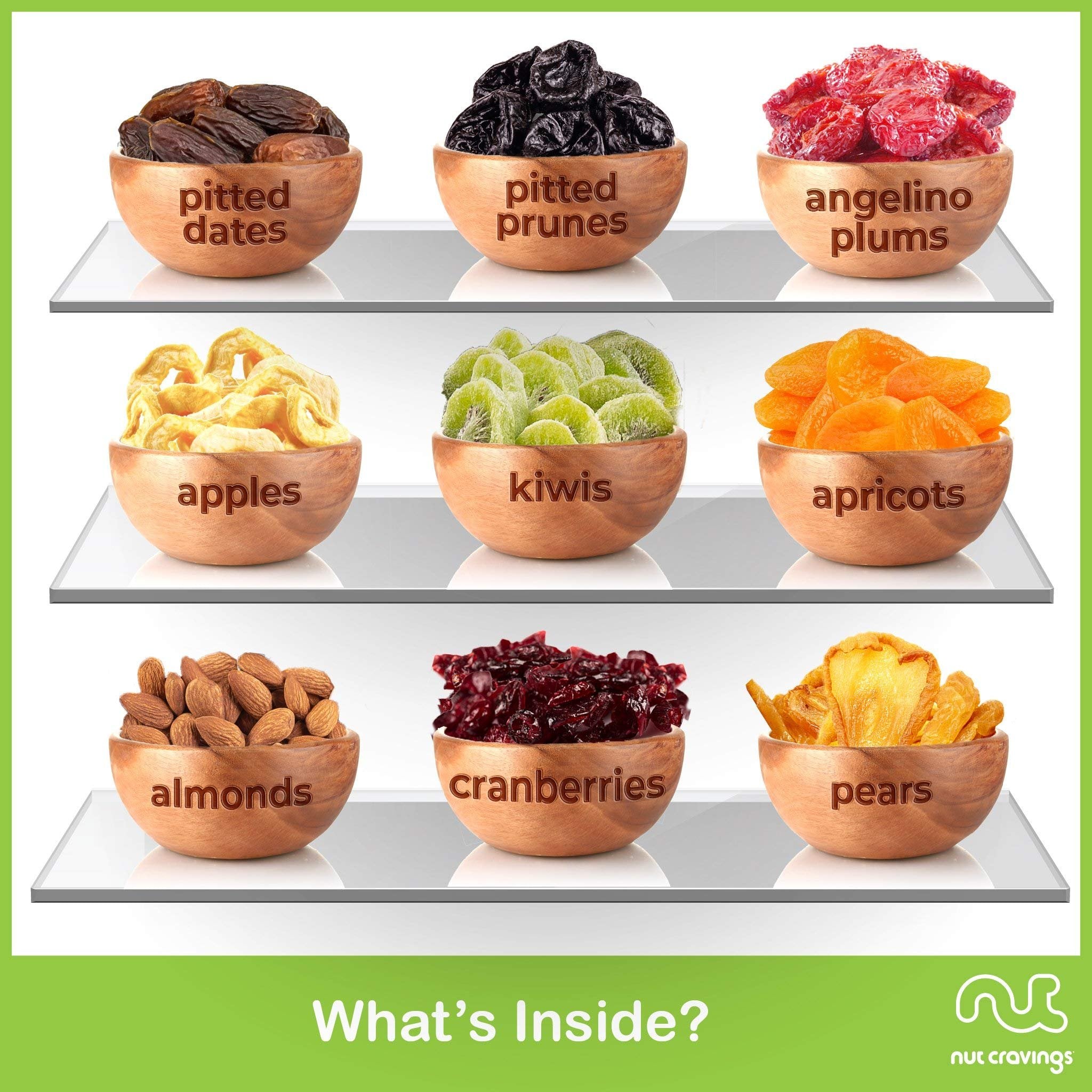 Nuts & Fruits Wooden Apple Tray  NCG100051