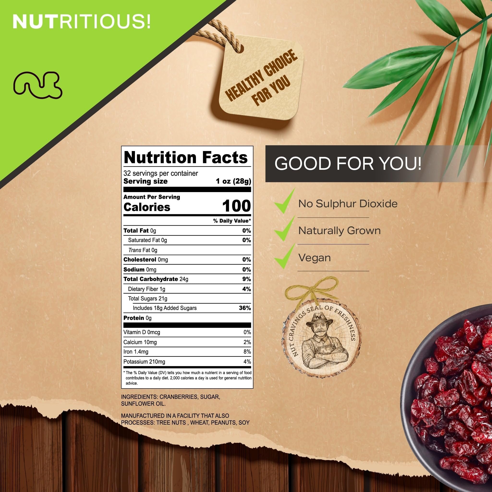 Whole Dried Cranberries