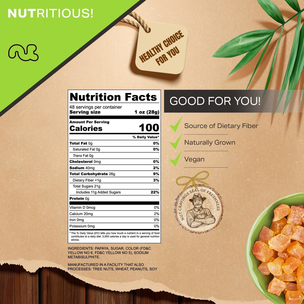Dried Papaya Chunks
