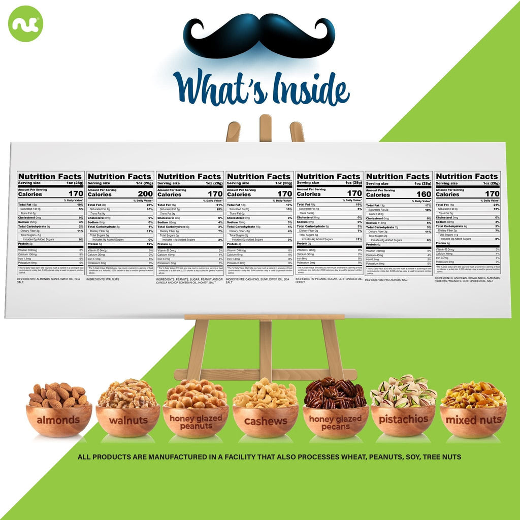 Fathers Day Nuts Gift Basket + Wine Corkscrew Gift For Dad