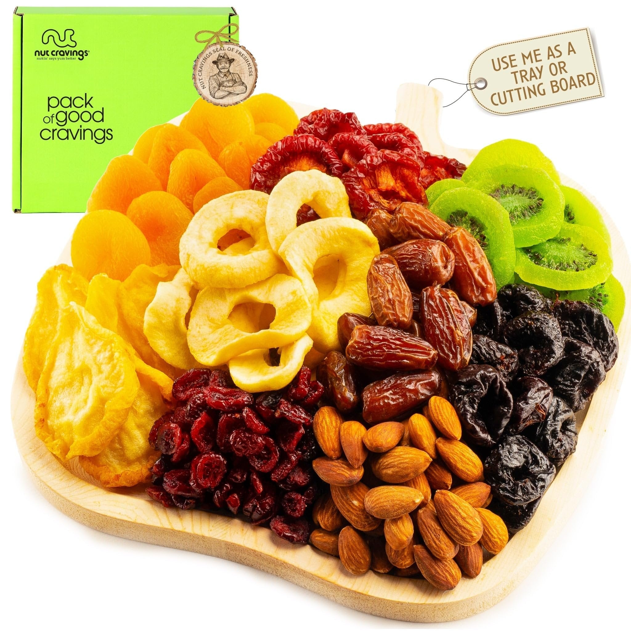 Nuts & Fruits Wooden Apple Tray  NCG100051