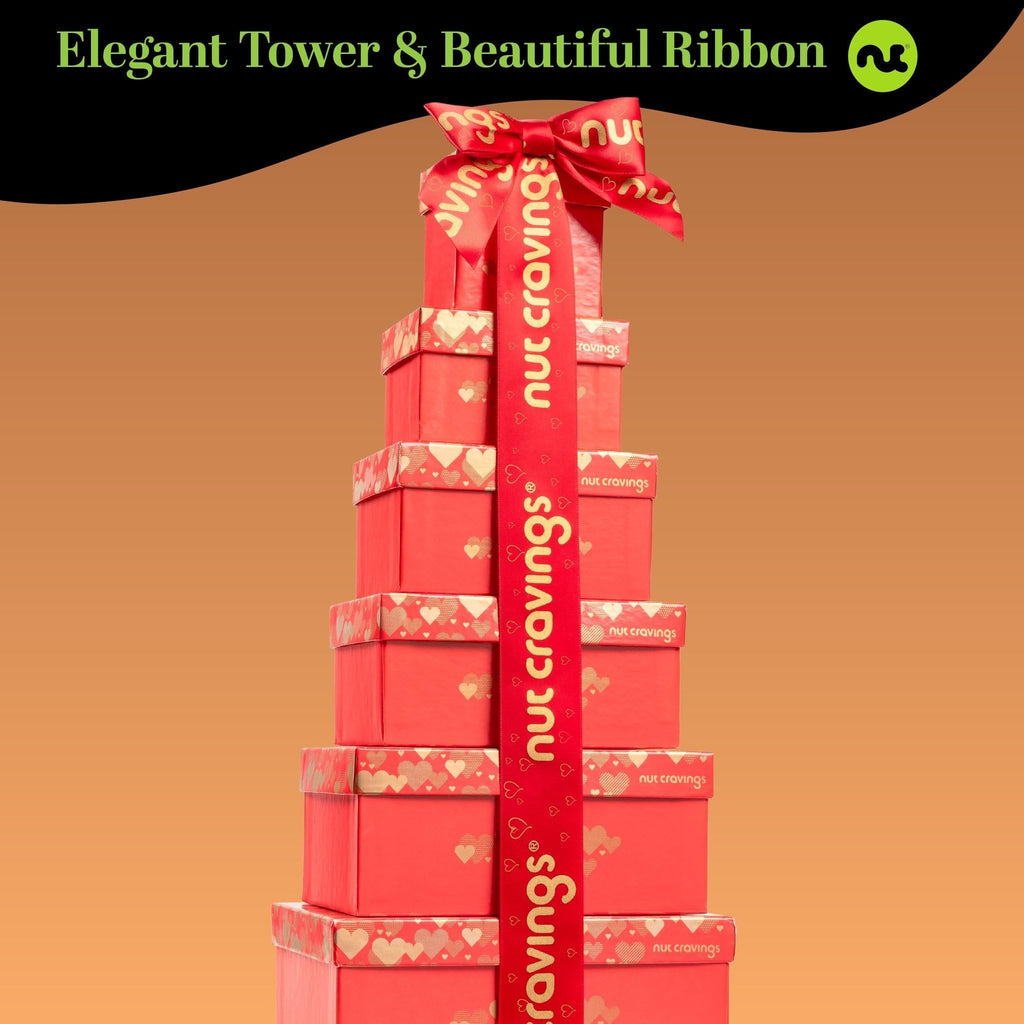 Red Heart Holiday Fruit & Nut Gift Tower NCG100027