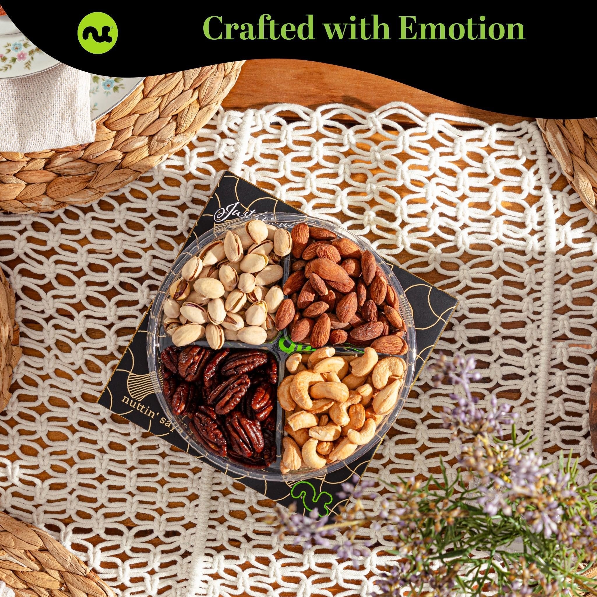 Brown Sectional Box Nuts Medium NCG100035