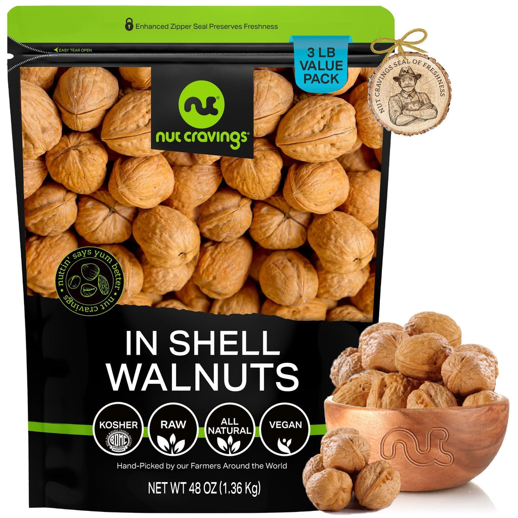 Raw Walnuts In Shell