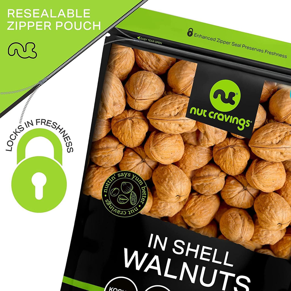 Raw Walnuts In Shell