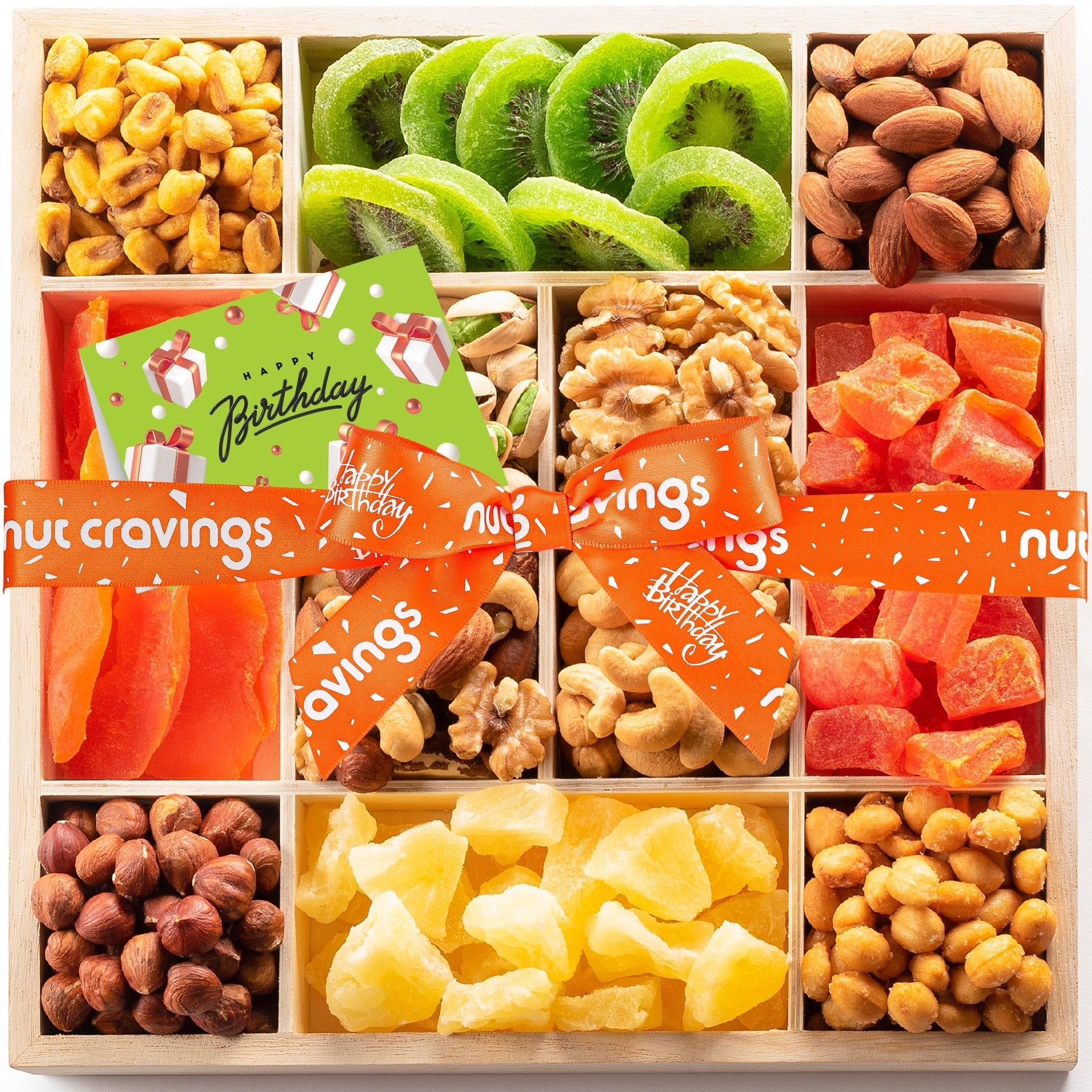 Birthday Dried Fruit & Mixed Nuts Gift Basket NCG100068