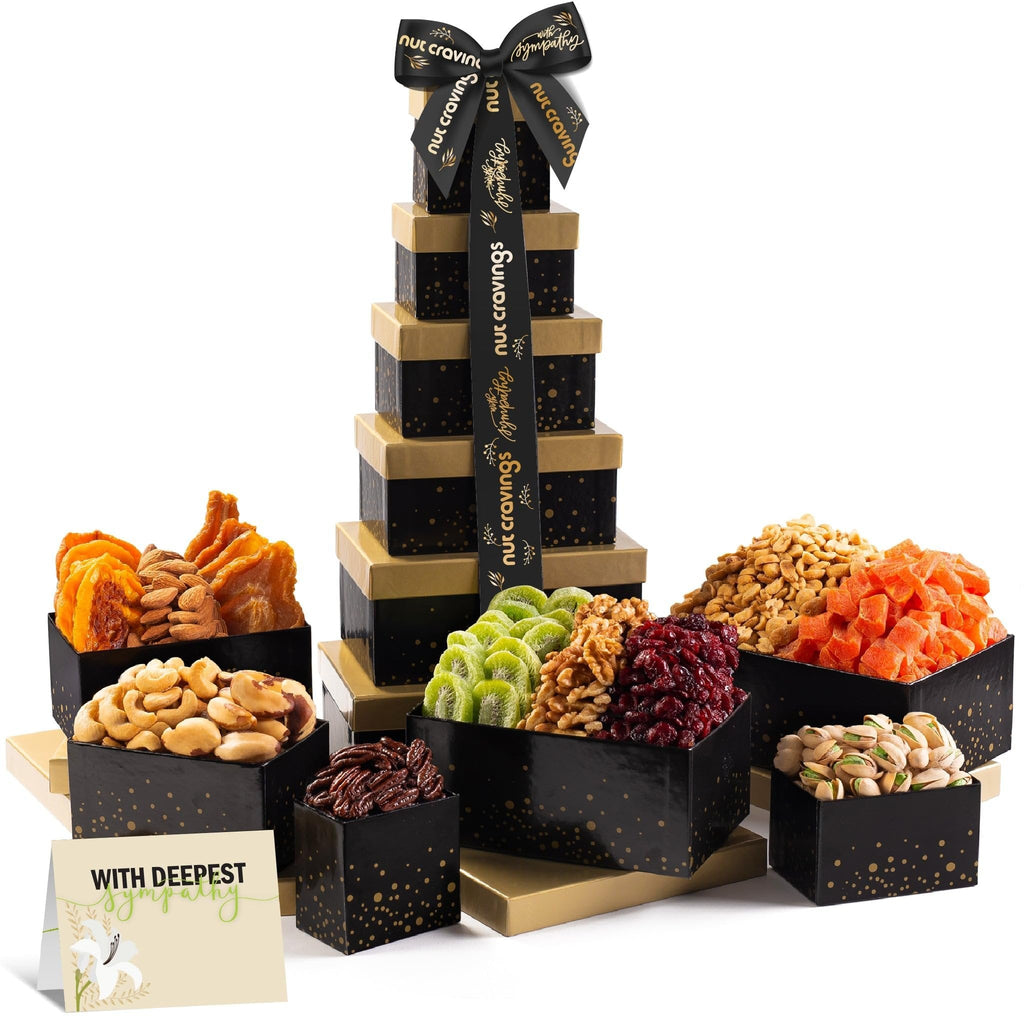 Sympathy Tower Gift Basket NCG100062