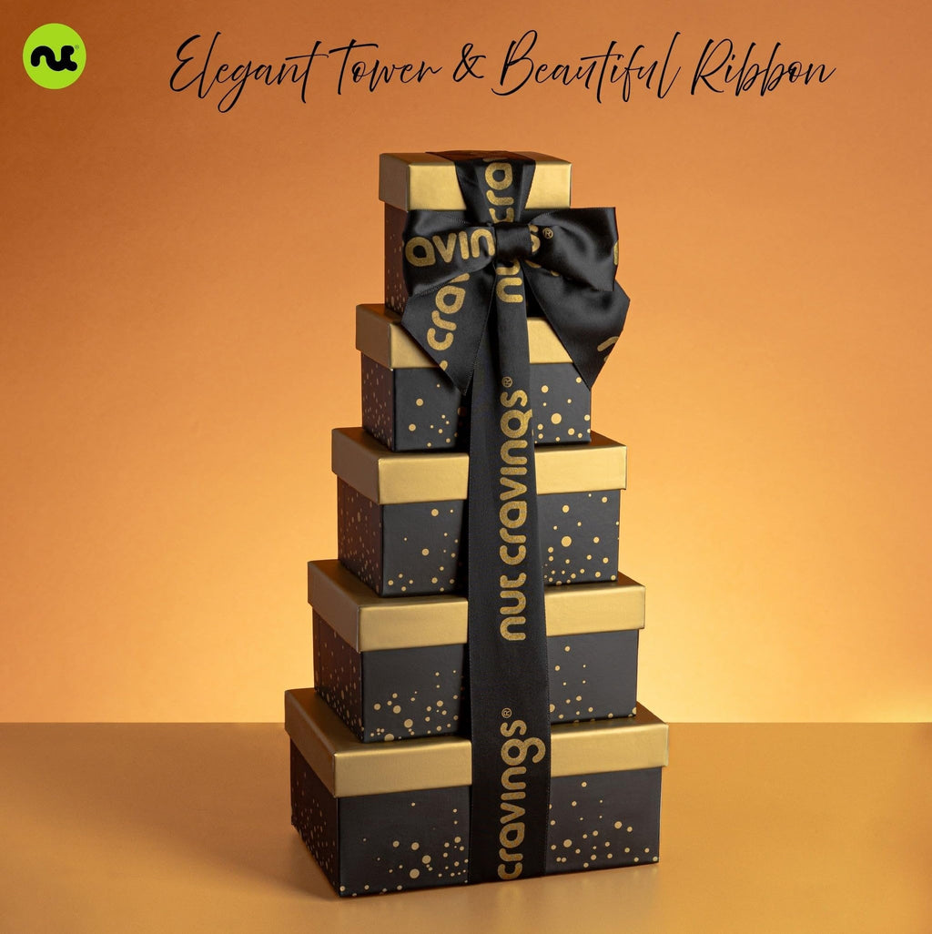 Black & Gold 5 Tier Sweets Tower NCG100070