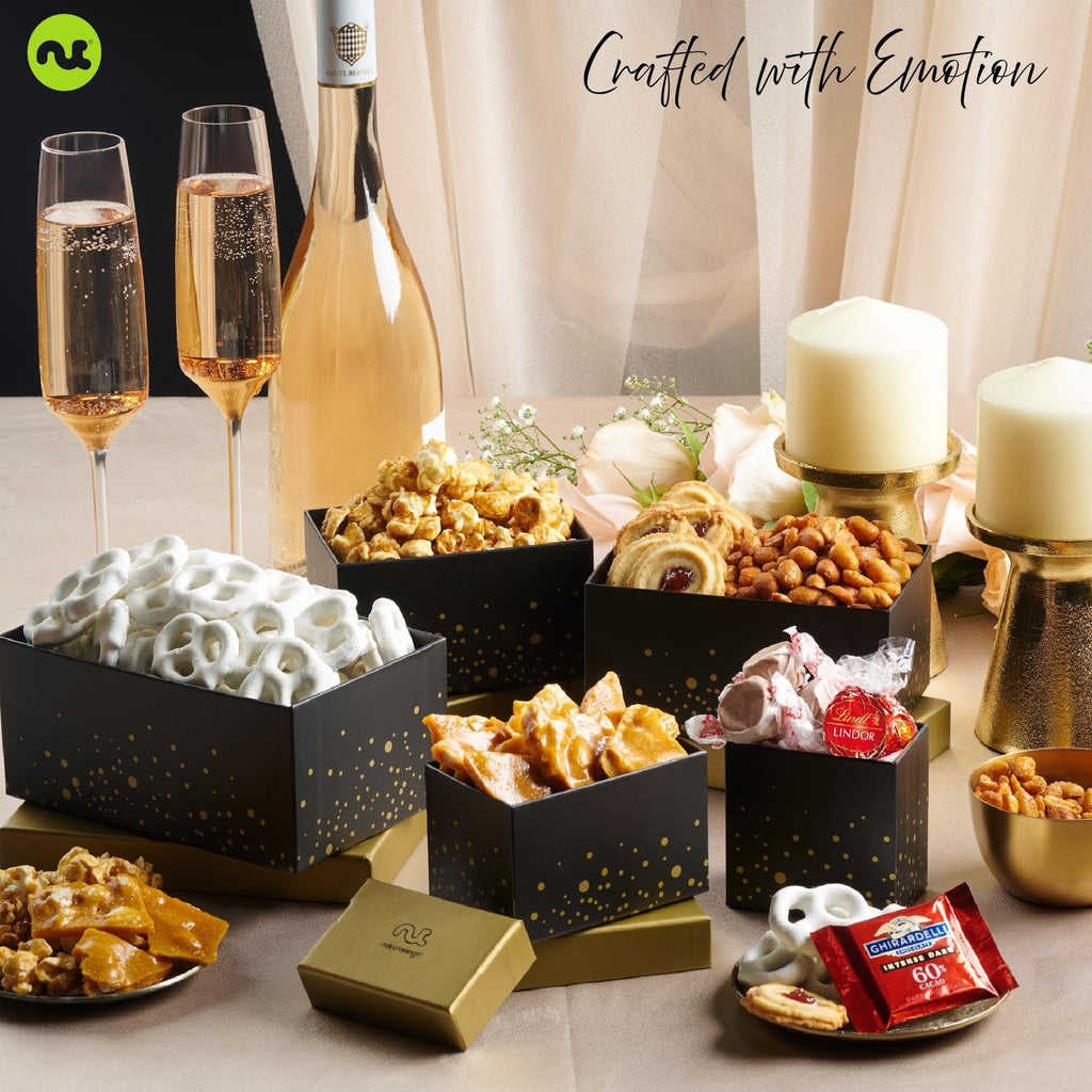 Black & Gold 5 Tier Sweets Tower NCG100070