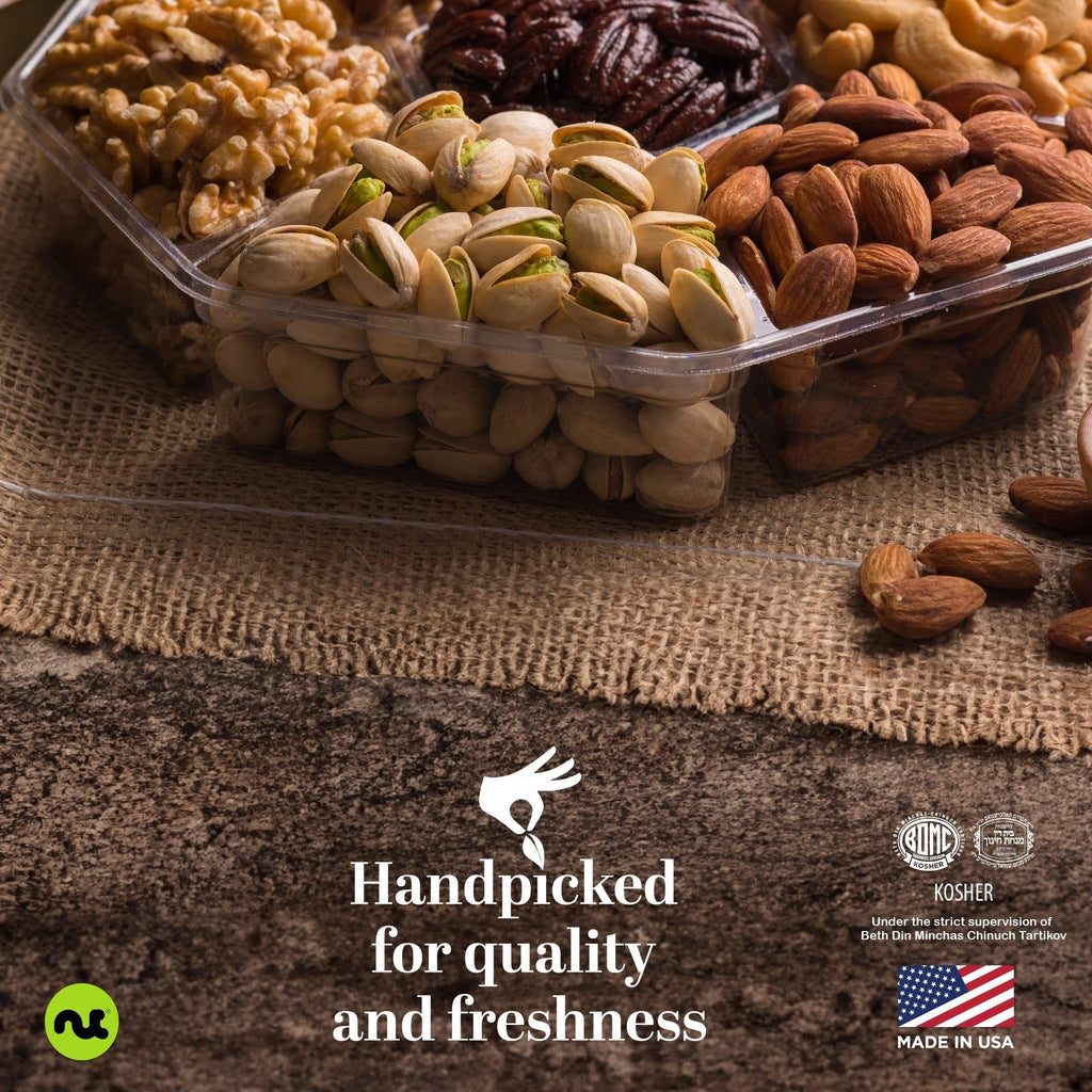 Brown Sectional Box Mixed Nuts  X-Large NCG100037