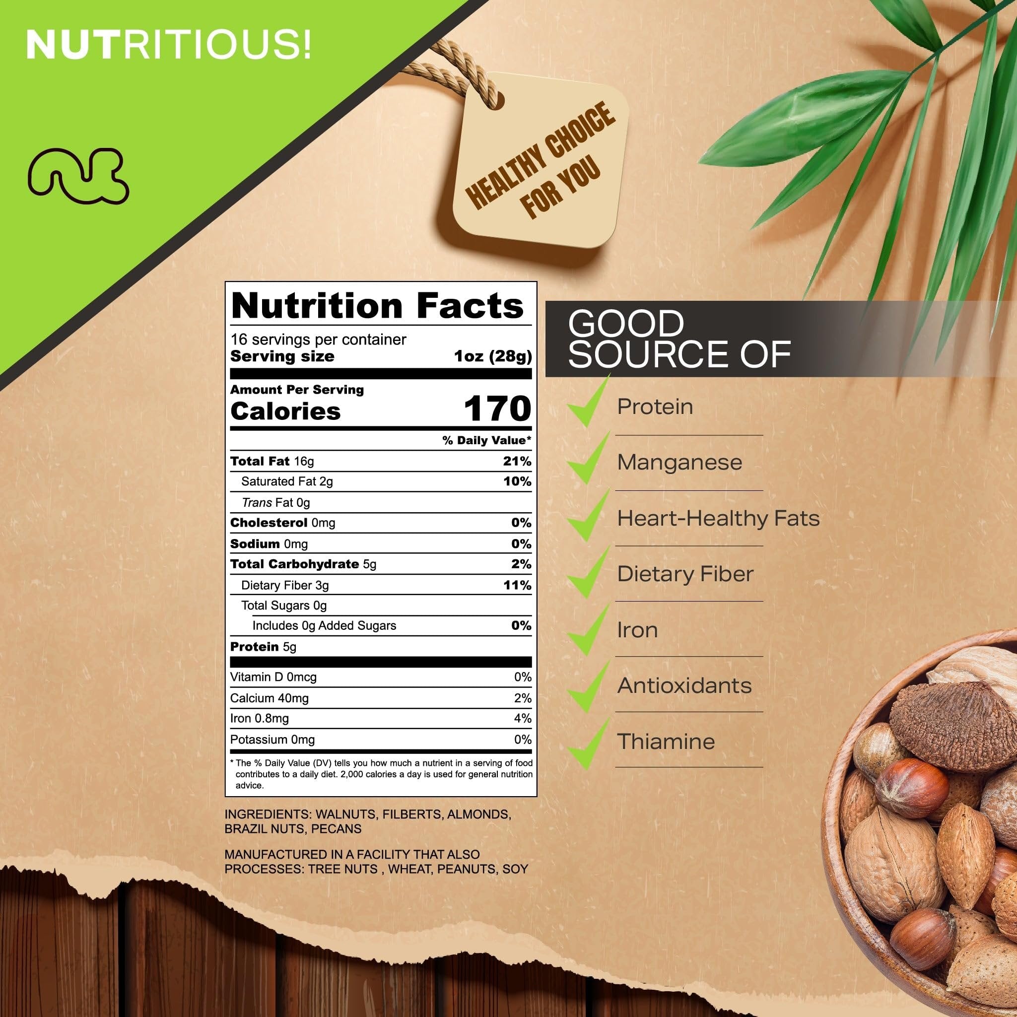 Mixed Nuts (In Shell)