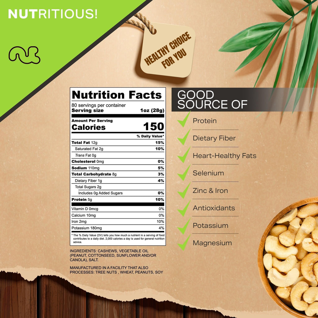 Roasted Salted Cashews