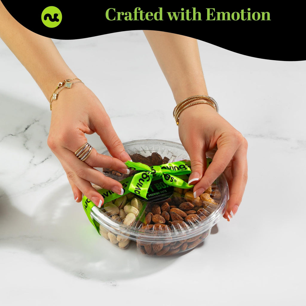 Green Ribbon Nut Sectional Tray Medium NCG100007