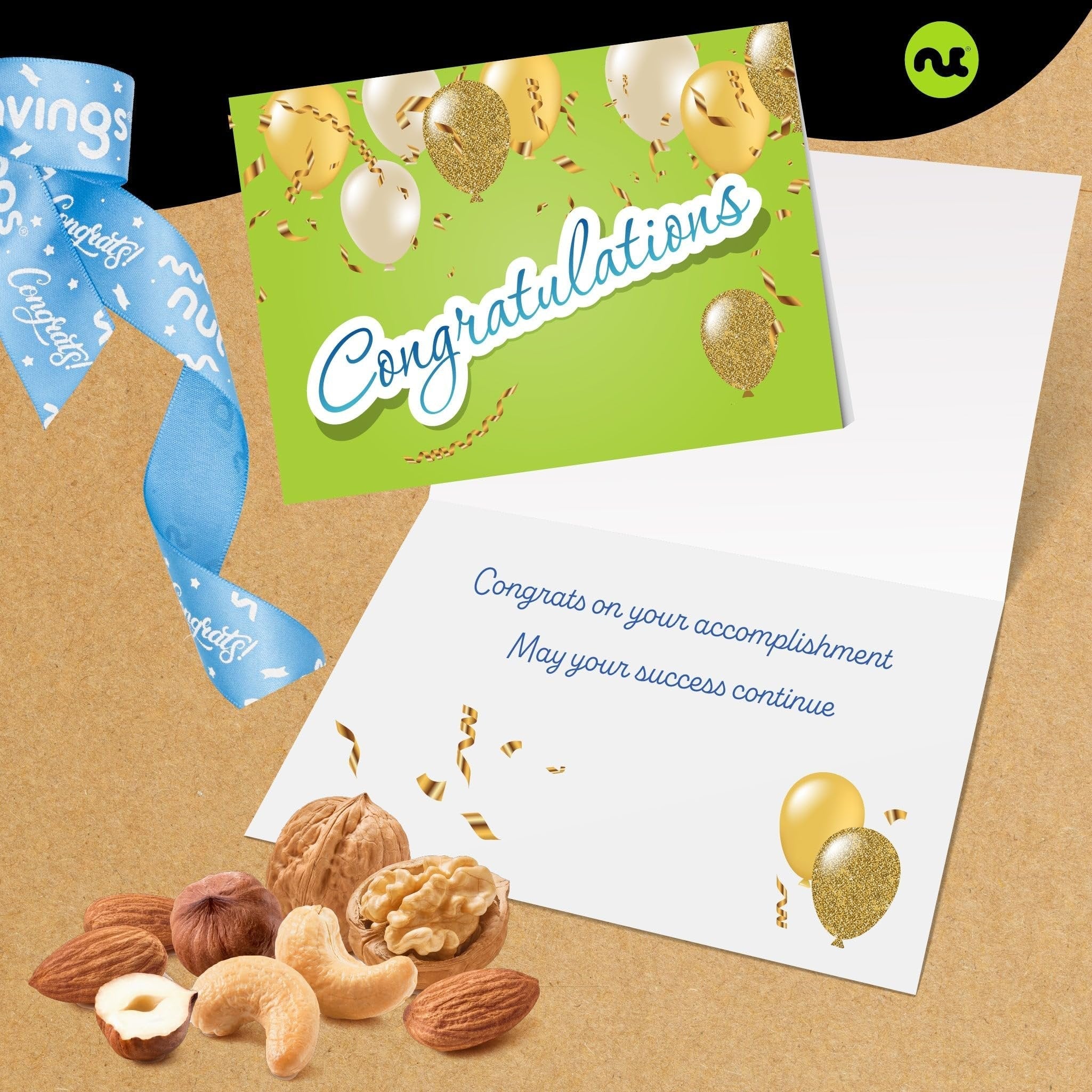Congratulations Nuts Sectional Box NCG100058