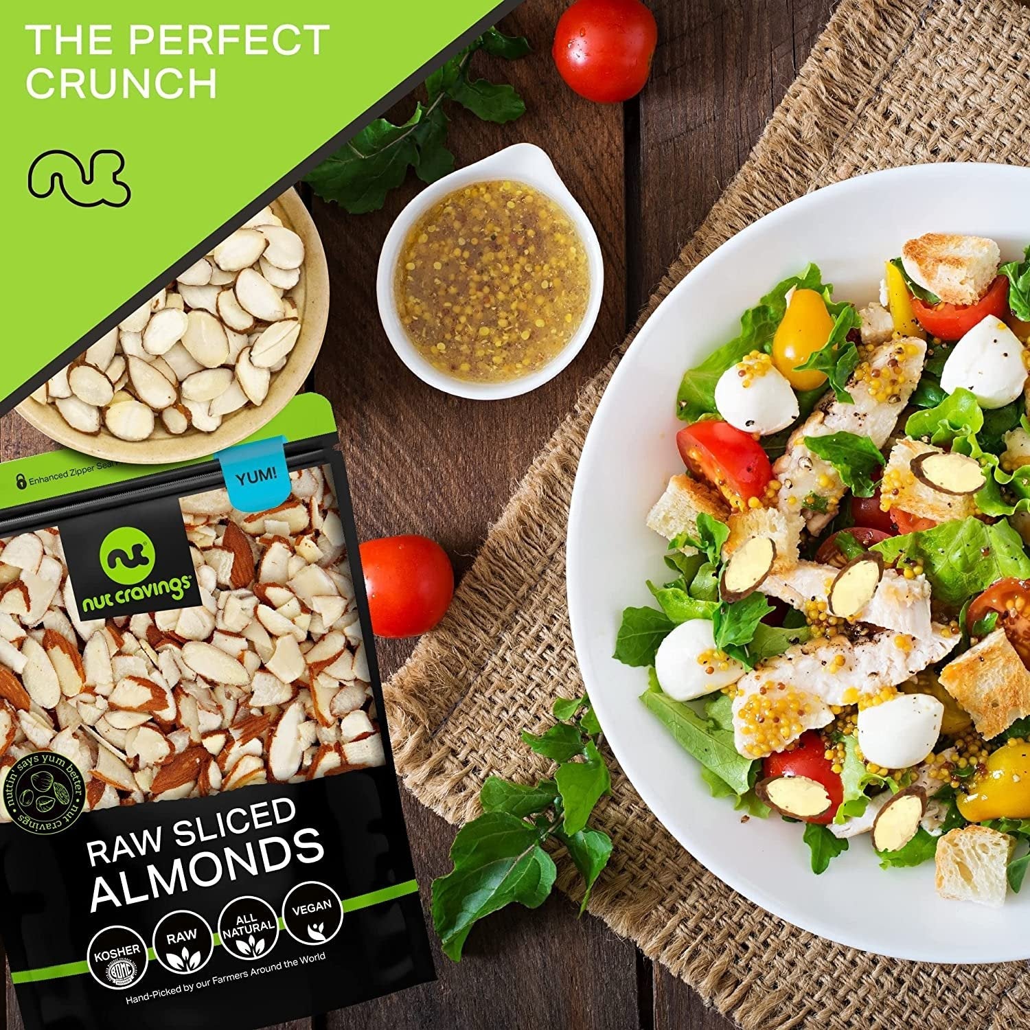 Raw Natural Sliced Almonds