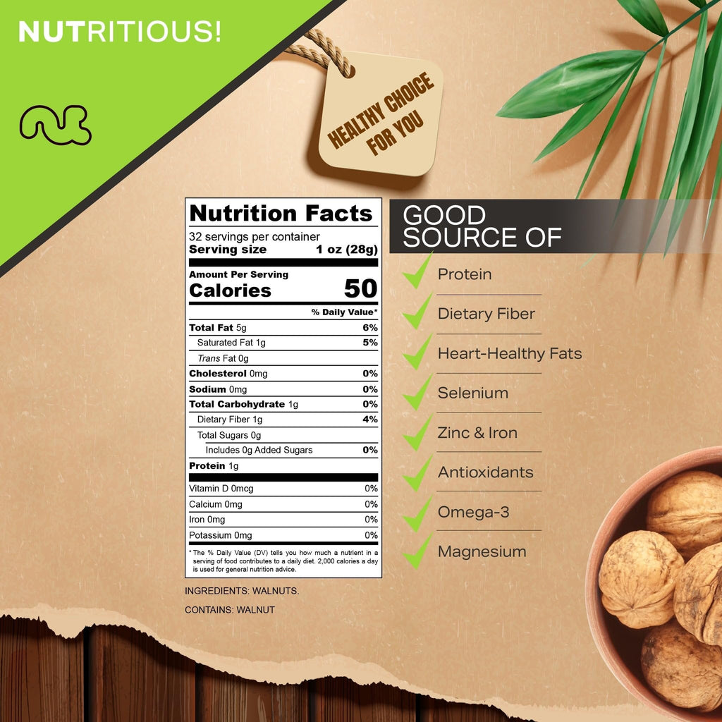 Raw Walnuts In Shell