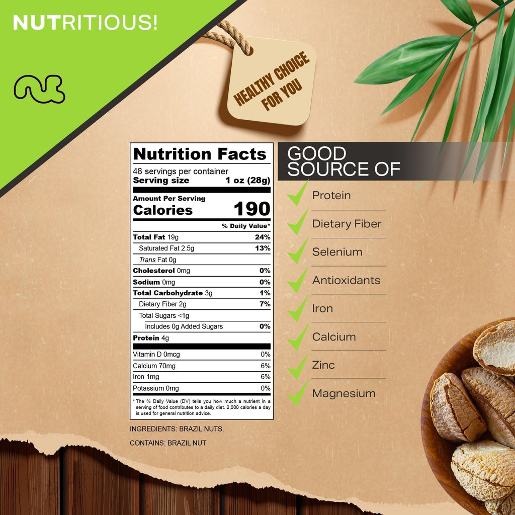 Raw Brazil Nuts In Shell