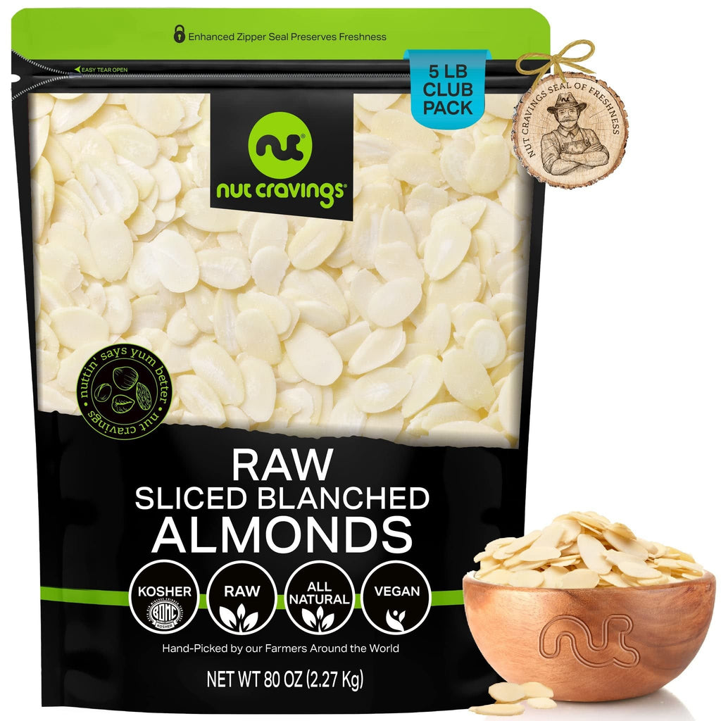 Raw Sliced Blanched Almonds