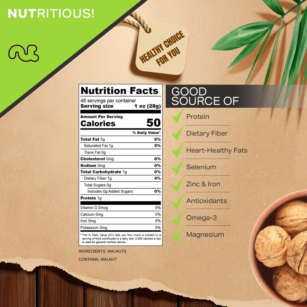 Raw Walnuts In Shell