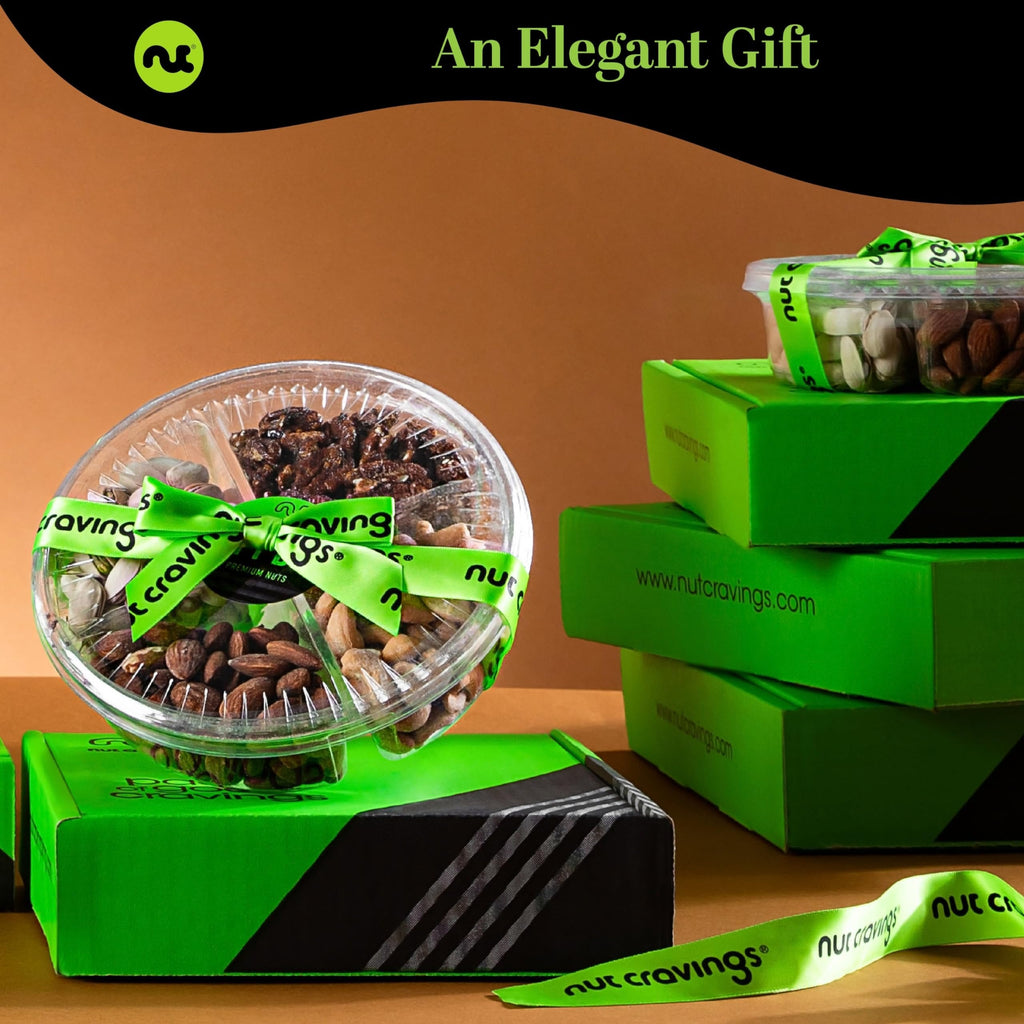 Green Ribbon Nut Sectional Tray Medium NCG100007