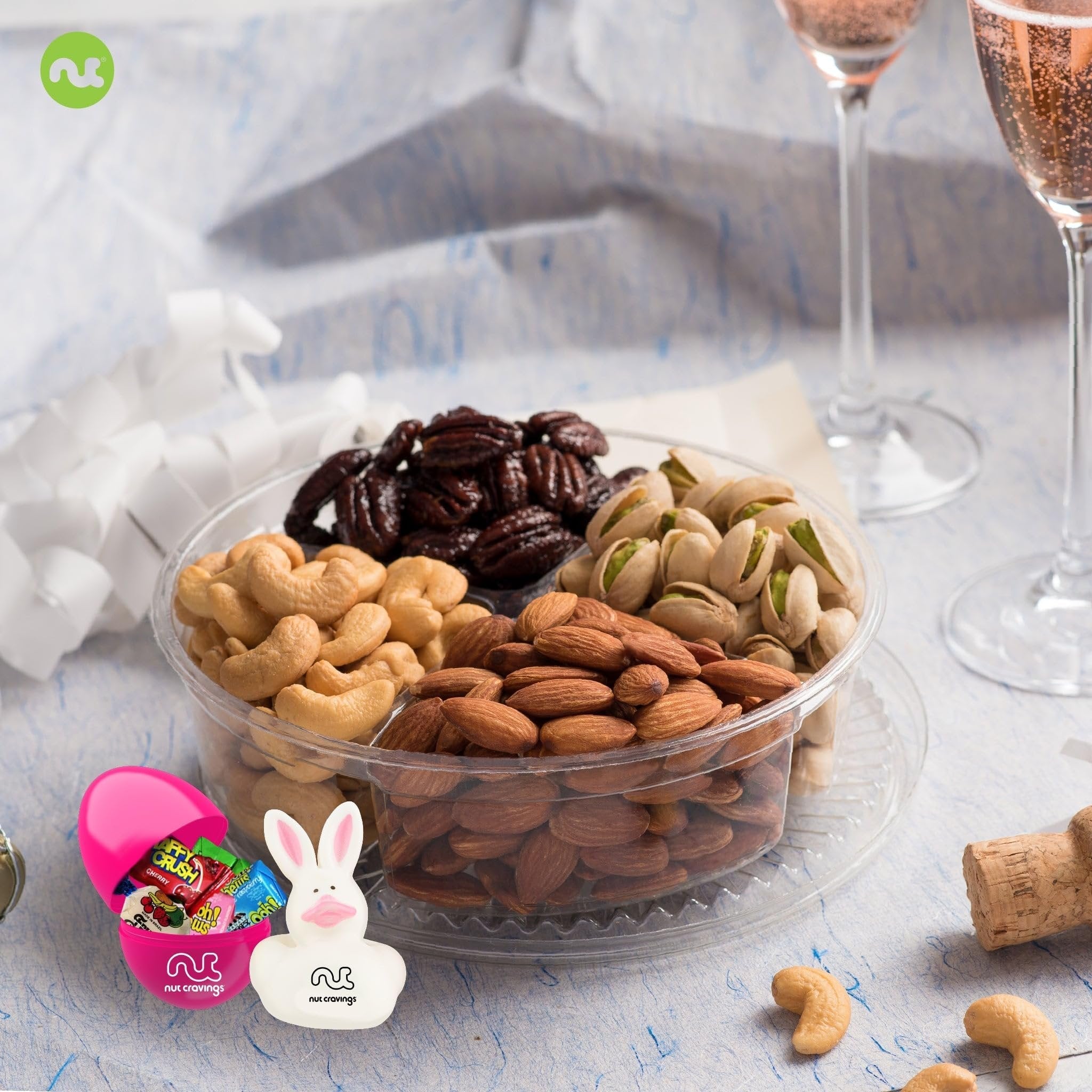 Easter Mixed Nuts & Candies Gift Basket