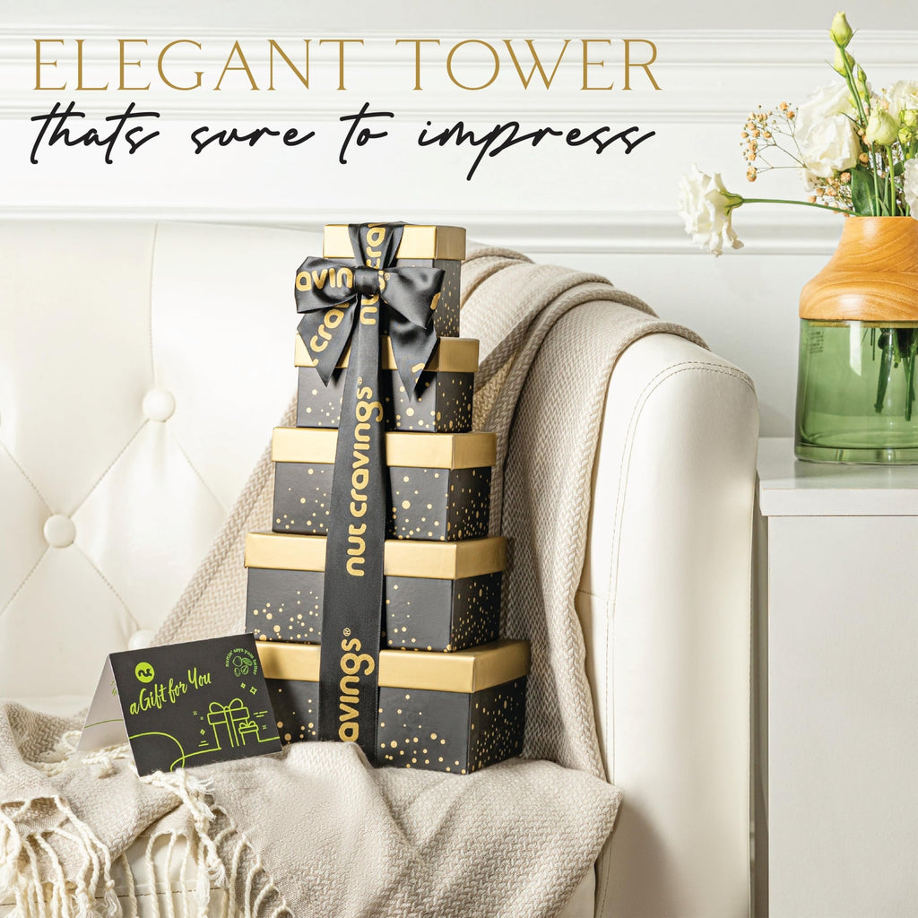 Black Ribbon Nut & Fruit 5 Tier Tower NCG100069