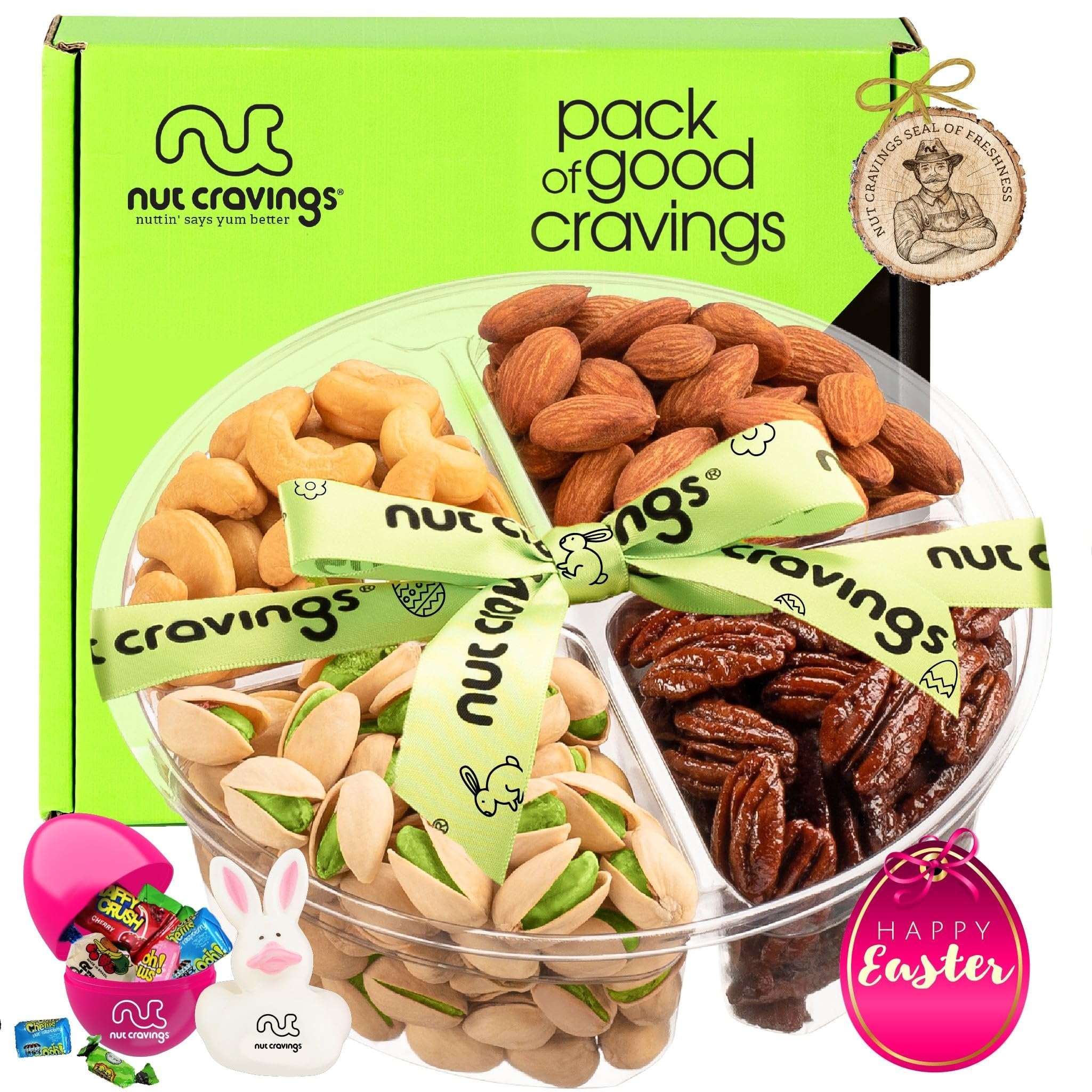 Easter Mixed Nuts & Candies Gift Basket